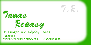 tamas repasy business card