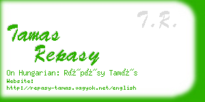 tamas repasy business card